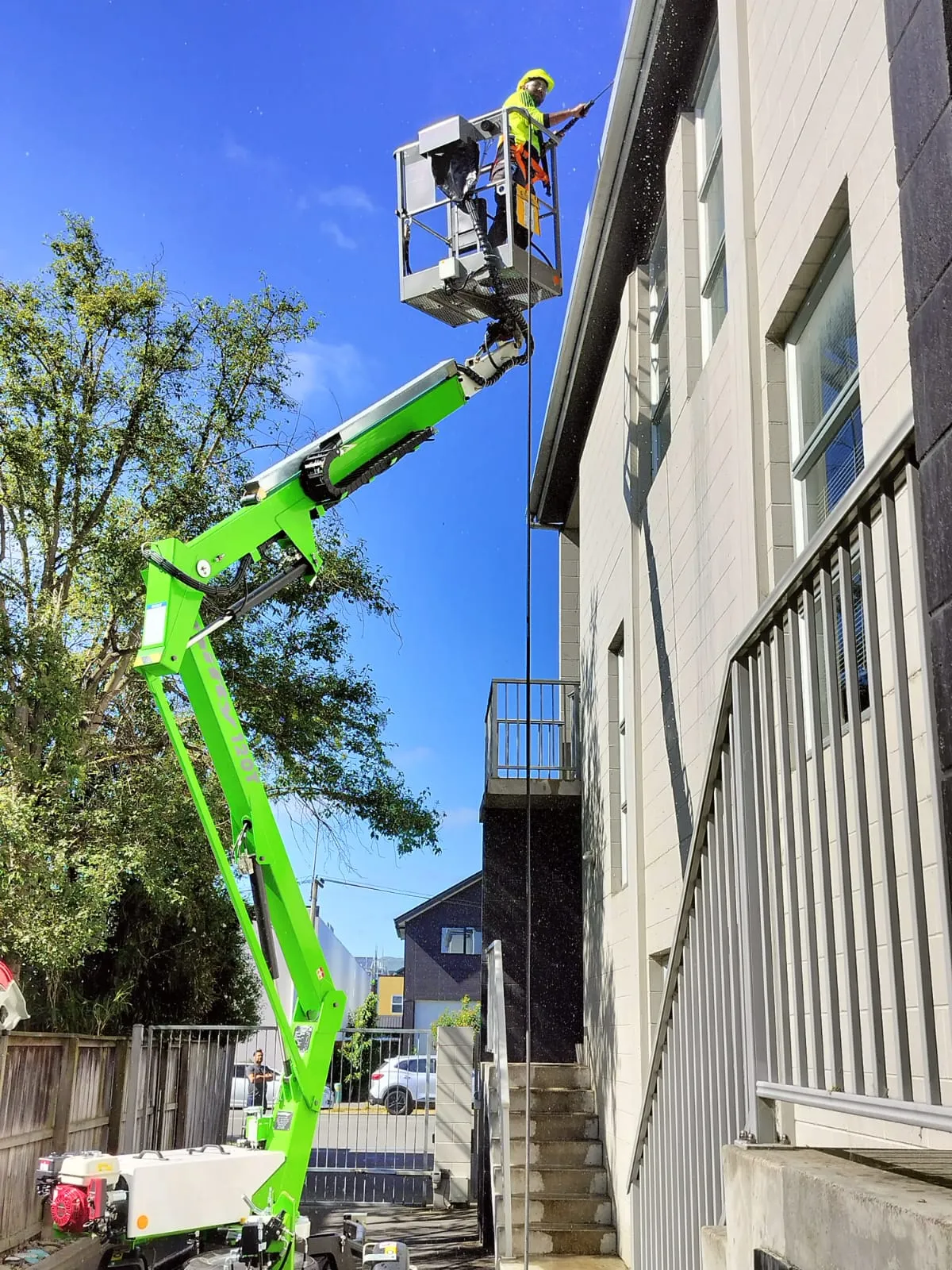 Gutter Cleaning Process — Rise & Shine Water Blasting Gutter debris removal and downpipe flushing in Queenstown NZ
